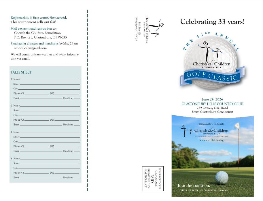2024 CTCF Golf Brochure Form